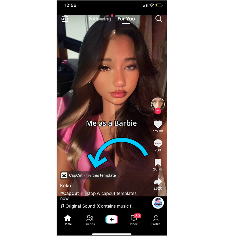 screenshot of a tiktok video | Alyssa Gagliardi via Later